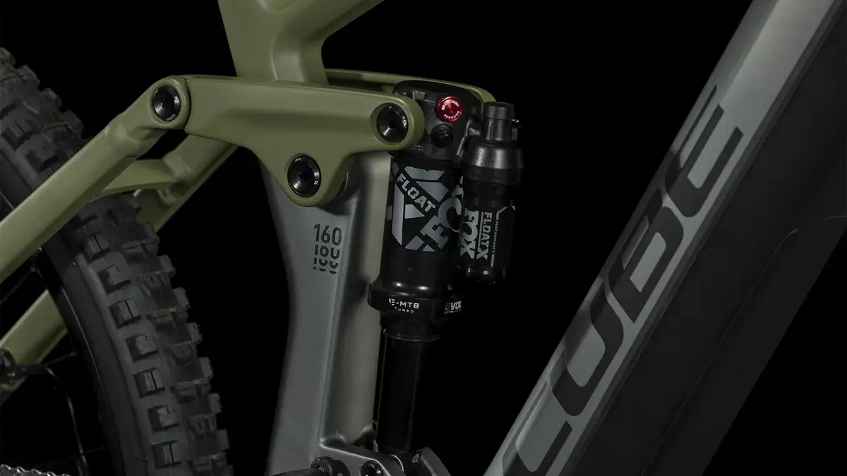 Cube STEREO HYBRID 160 HPC TM 750 27.5 FLASHGREY/OLIVE - Afbeelding 4