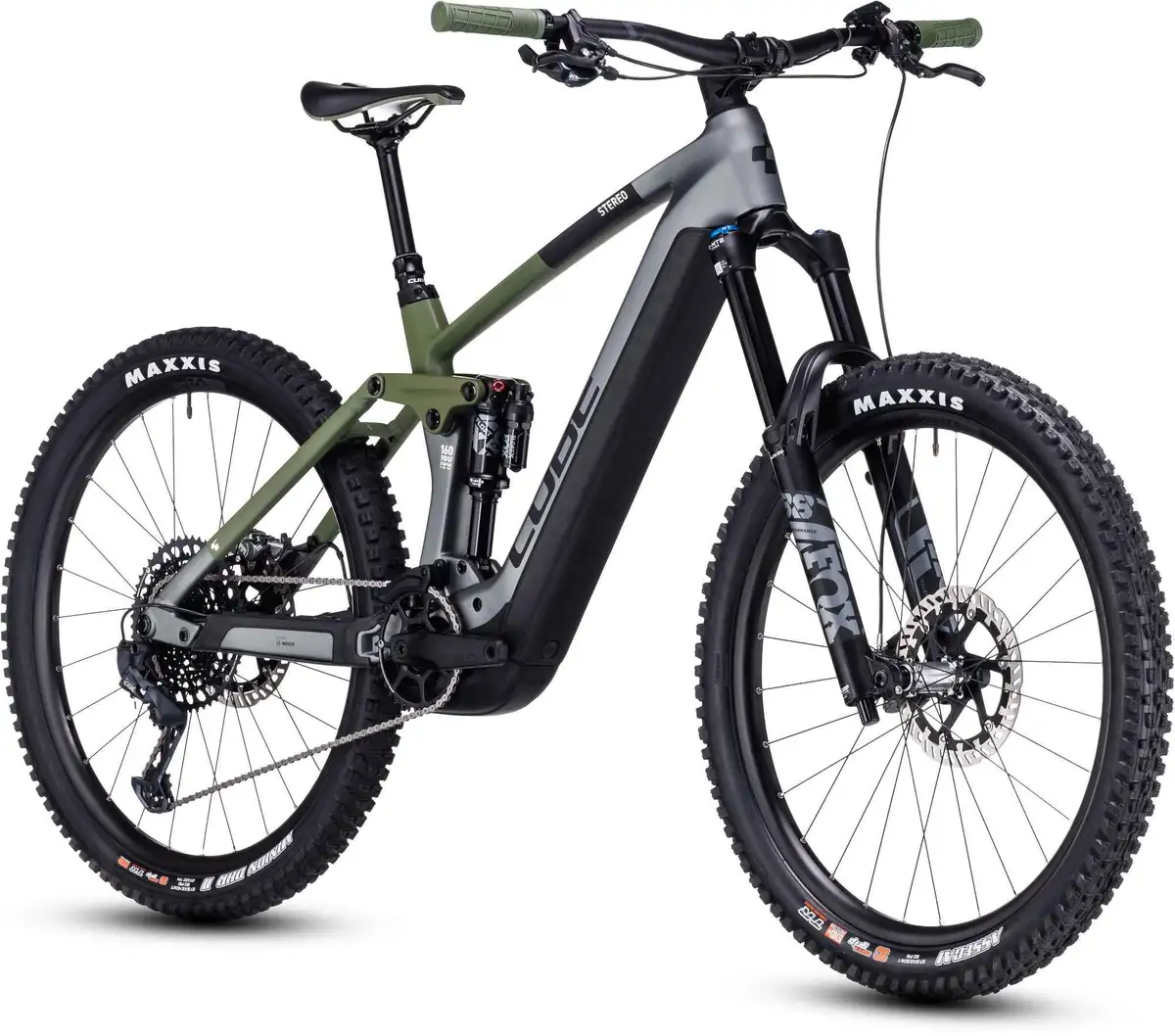 Cube STEREO HYBRID 160 HPC TM 750 27.5 FLASHGREY/OLIVE - Afbeelding 9