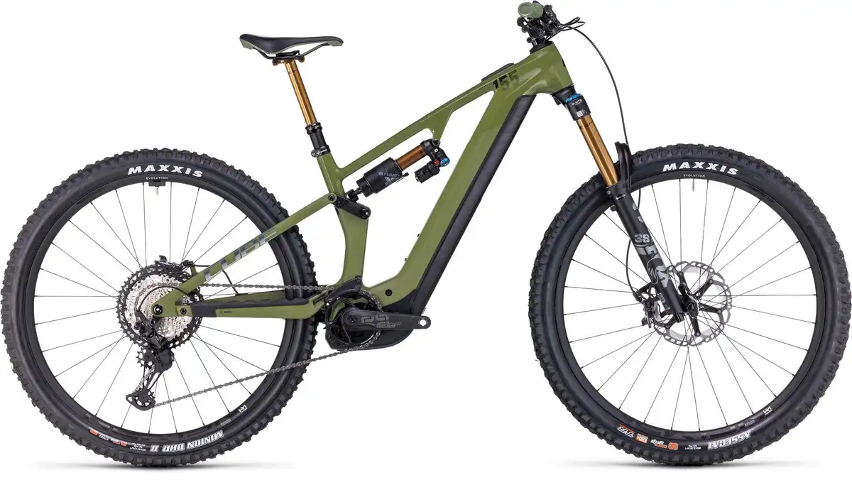Cube STEREO HYBRID ONE55 C:68X TM 750 OLIVE - Afbeelding 1