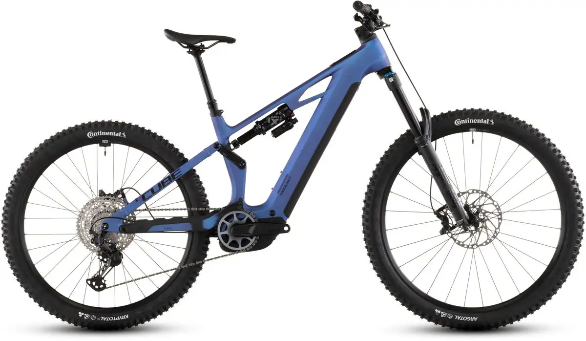 Cube STEREO HYBRID ONE77 HPC SLX 800 BLUEIRIS/BLACK - Afbeelding 1