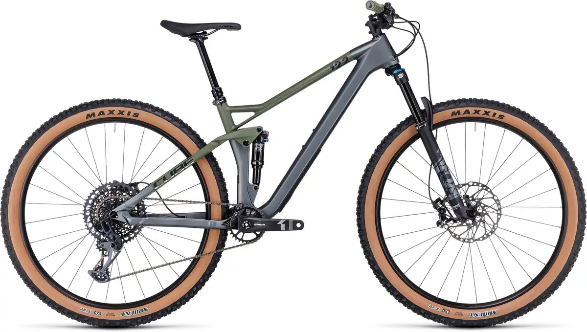 Cube STEREO ONE22 HPC TM 29 FLASHGREY/OLIVE - Afbeelding 1
