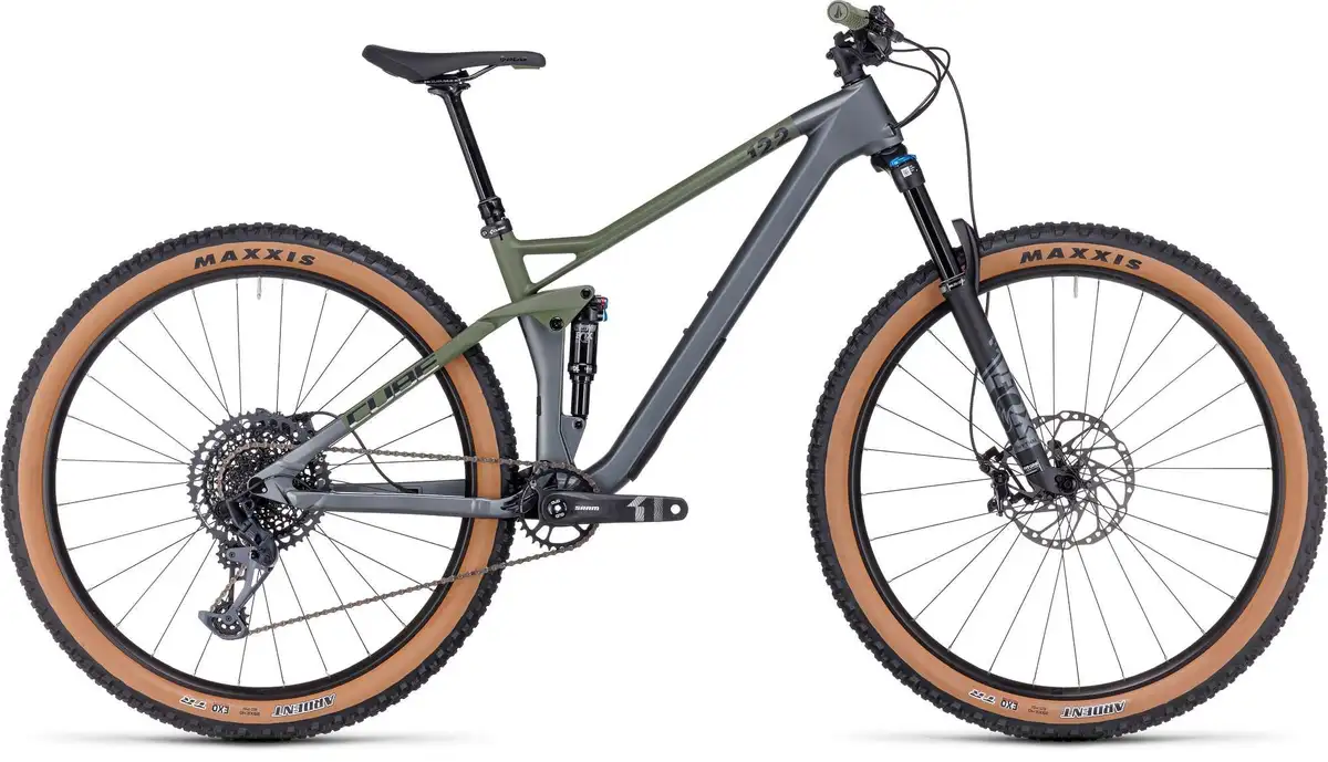 Cube STEREO ONE22 HPC TM FLASHGREY/OLIVE - Afbeelding 1