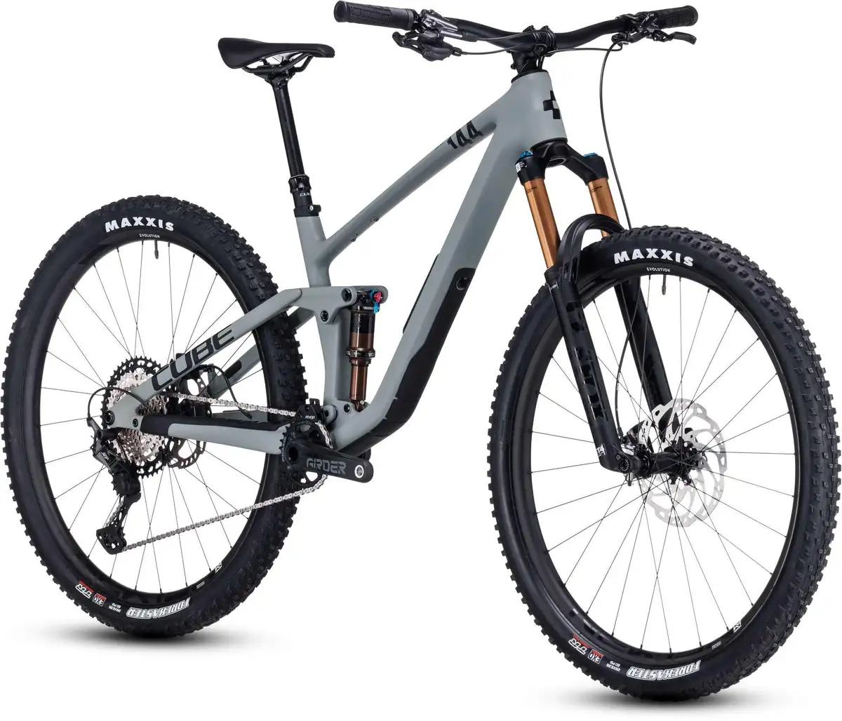 Cube STEREO ONE44 C:62 RACE SWAMPGREY/BLACK - Afbeelding 2