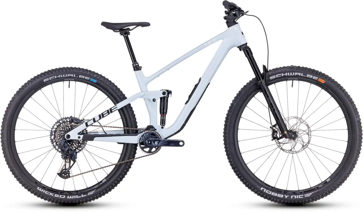 Cube STEREO ONE44 C:68X SLX FROSTWHITE/BLACK - Afbeelding 1