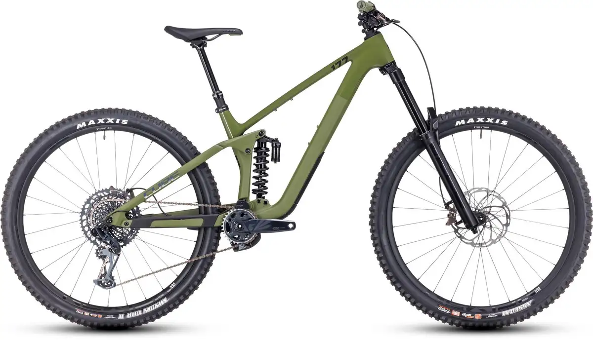 Cube STEREO ONE77 C:68X TM 29 OLIVE/CHROME - Afbeelding 1