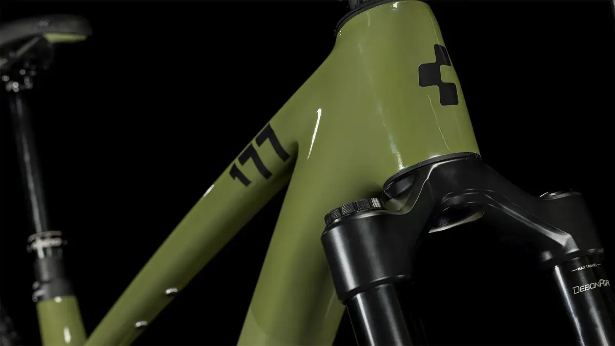 Cube STEREO ONE77 C:68X TM 29 OLIVE/CHROME - Afbeelding 2