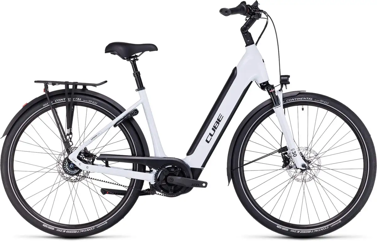Cube SUPREME HYBRID EXC 500 FLASHWITE/BLACK - Afbeelding 1