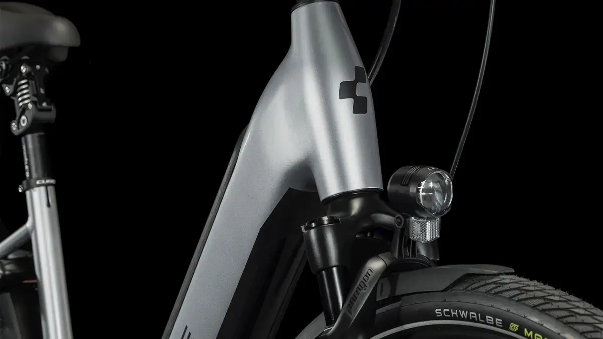 Cube SUPREME HYBRID SLX 625 POLARSILVER/BLACK - Afbeelding 4