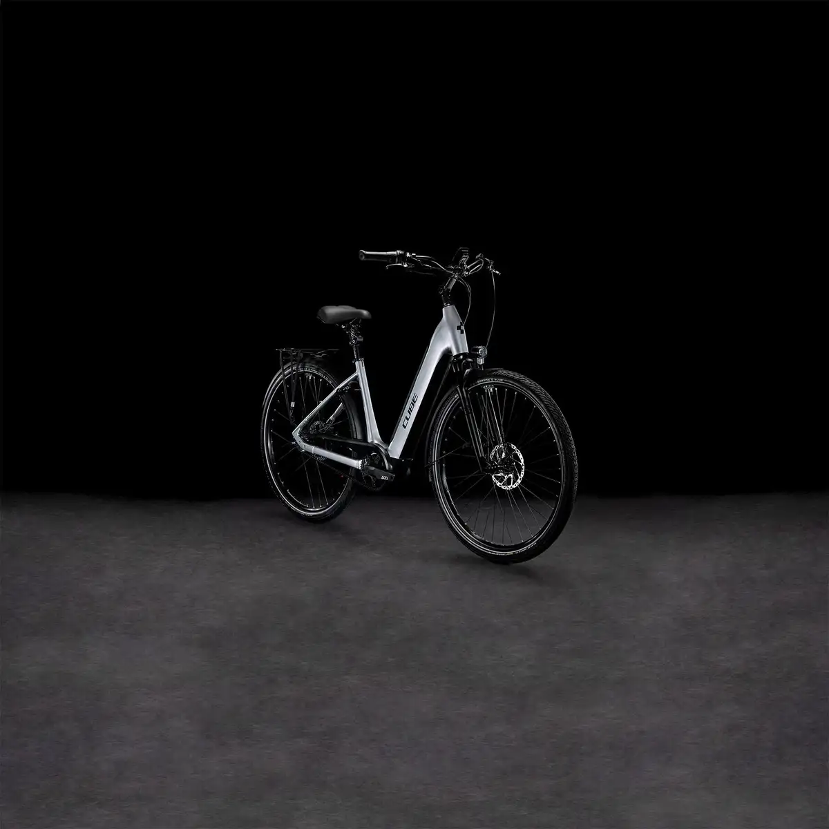 Cube SUPREME HYBRID SLX 625 POLARSILVER/BLACK - Afbeelding 7