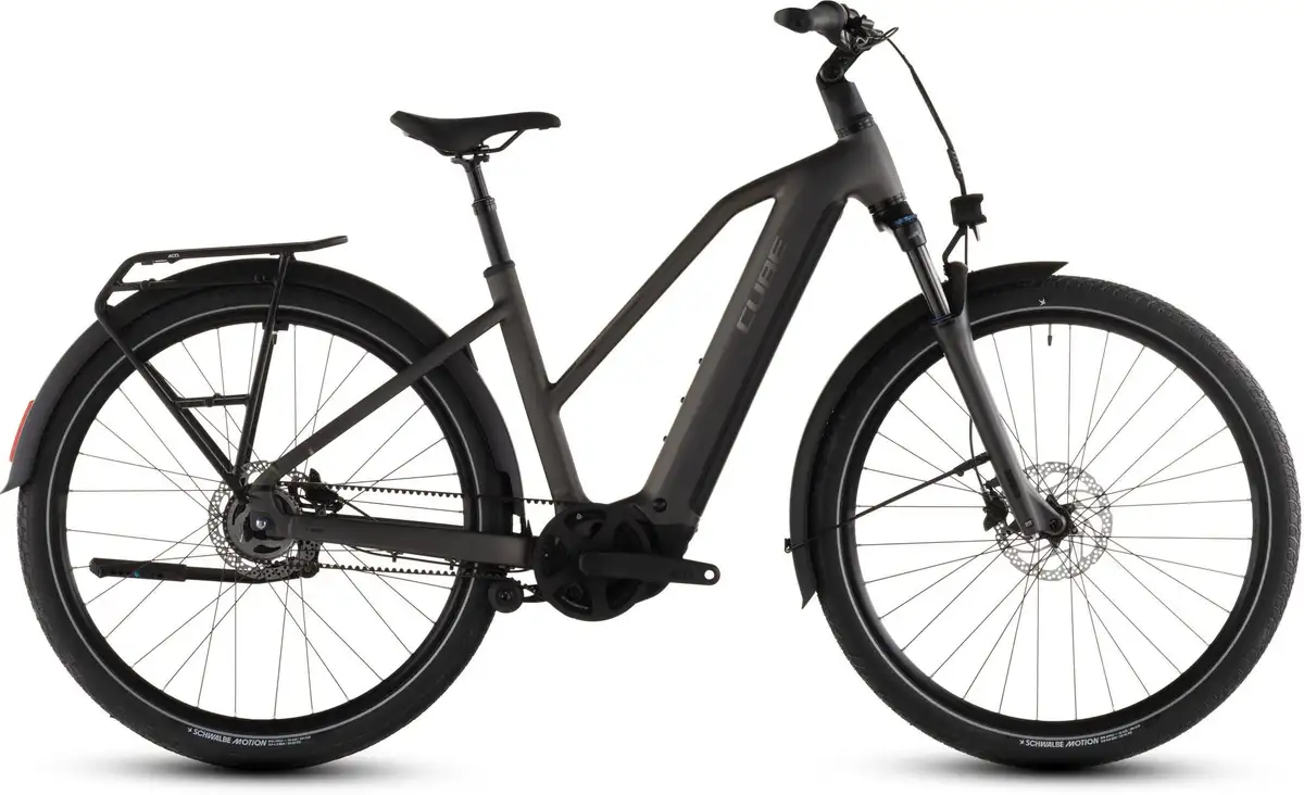 Cube TOURING HYBRID COMFORT SLX 800 CHARCOAL/CHROME - Afbeelding 1