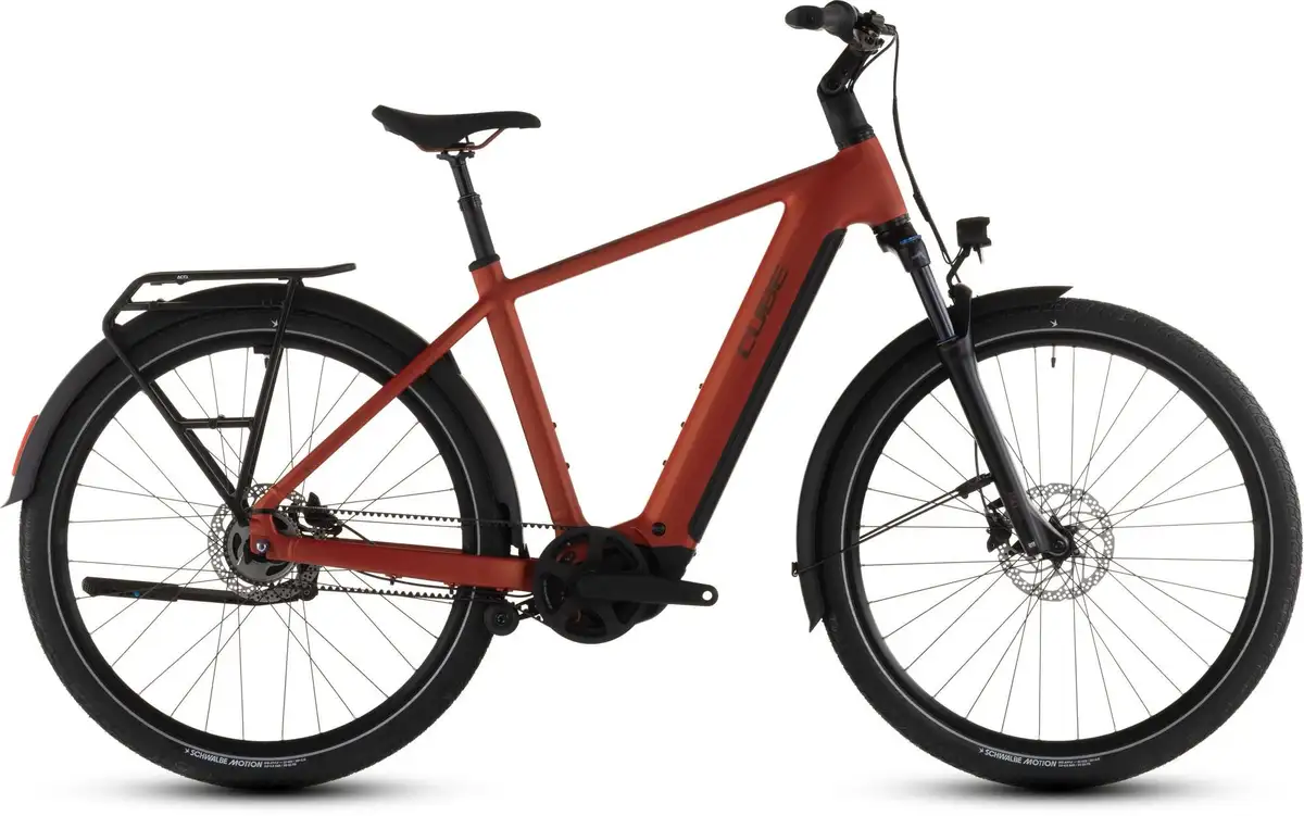 Cube TOURING HYBRID COMFORT SLX 800 CHILLI/CHROME - Afbeelding 1