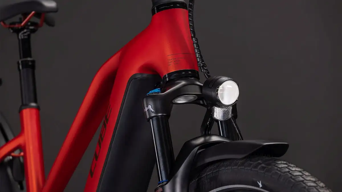 Cube TOURING HYBRID COMFORT SLX 800 CHILLI/CHROME - Afbeelding 6