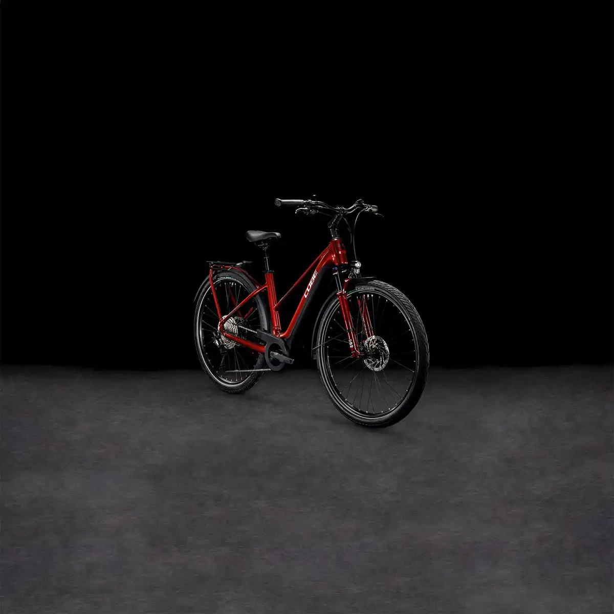 Cube TOURING HYBRID EXC 625 RED/WHITE - Image 7