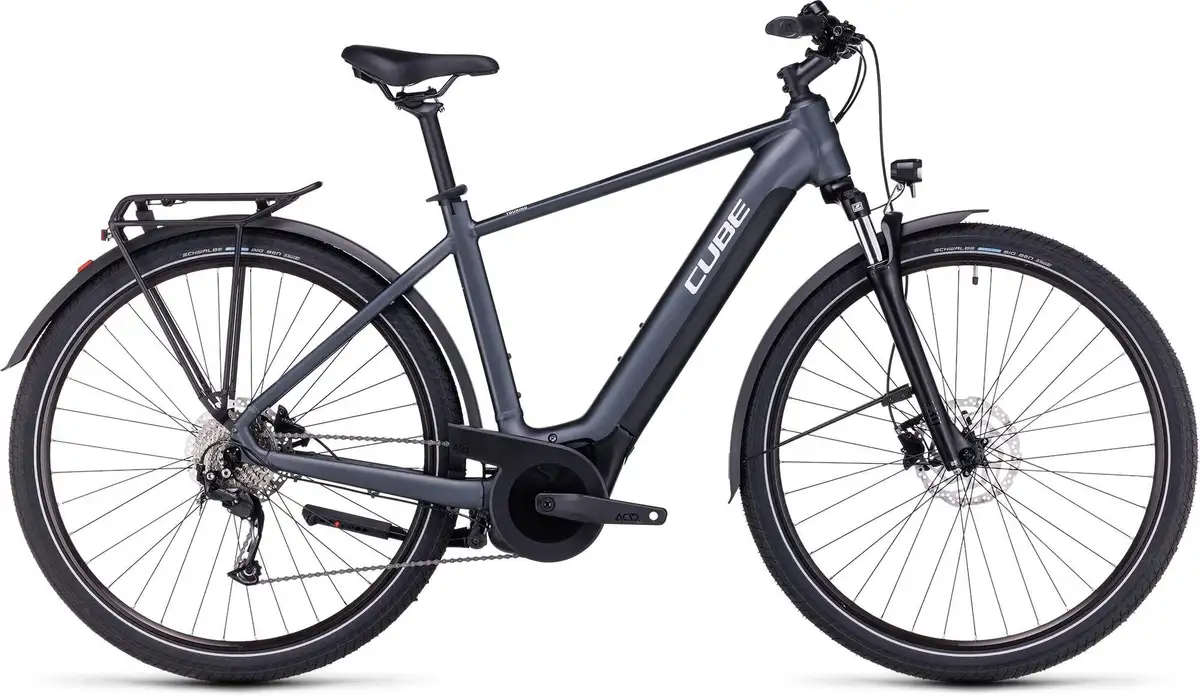 Cube TOURING HYBRID ONE 500 GREY/WHITE - Afbeelding 1