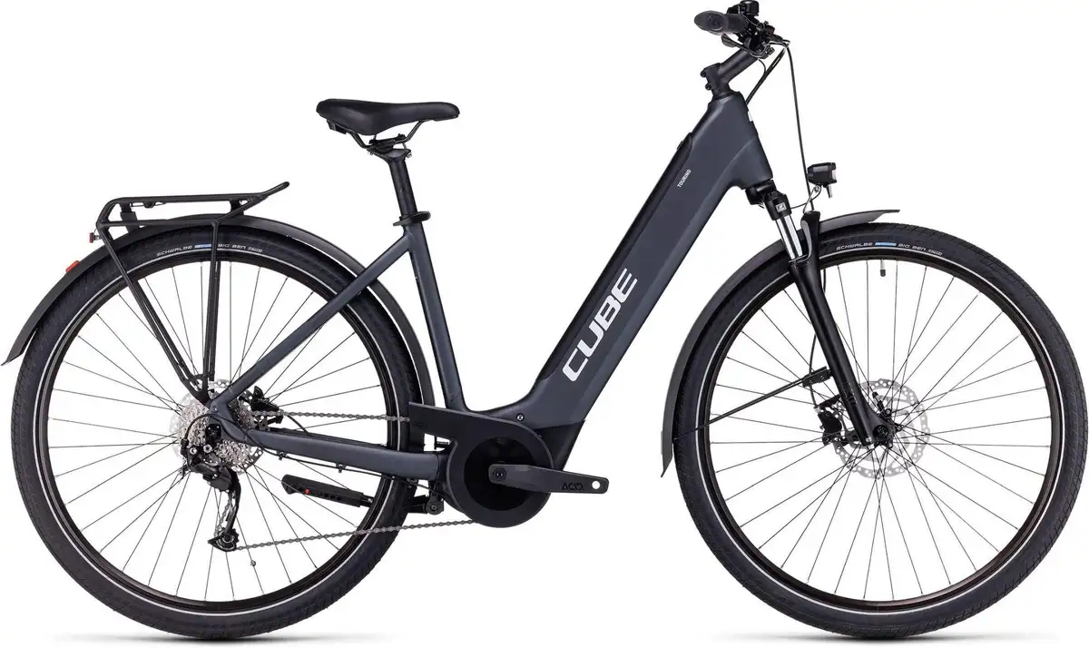 Cube TOURING HYBRID ONE 500 GREY/WHITE - Afbeelding 1
