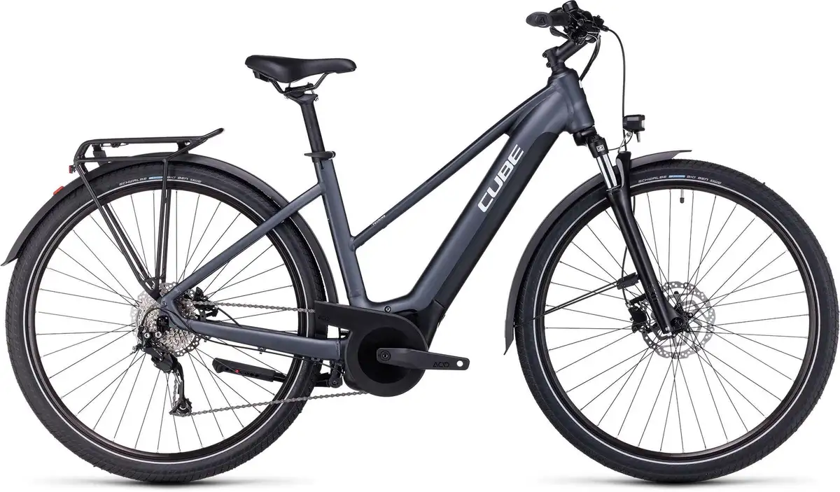 Cube TOURING HYBRID ONE 500 GREY/WHITE - Afbeelding 1
