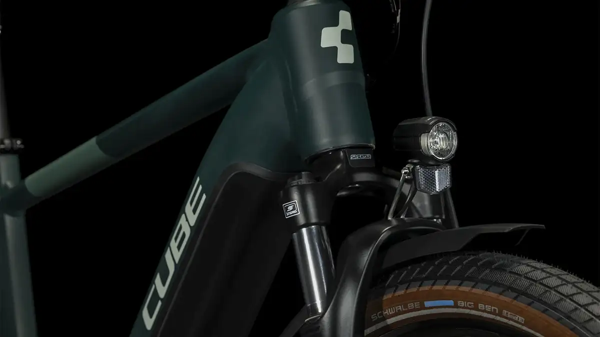 Cube TOURING HYBRID ONE 625 DARKGREEN/GREEN - Afbeelding 4