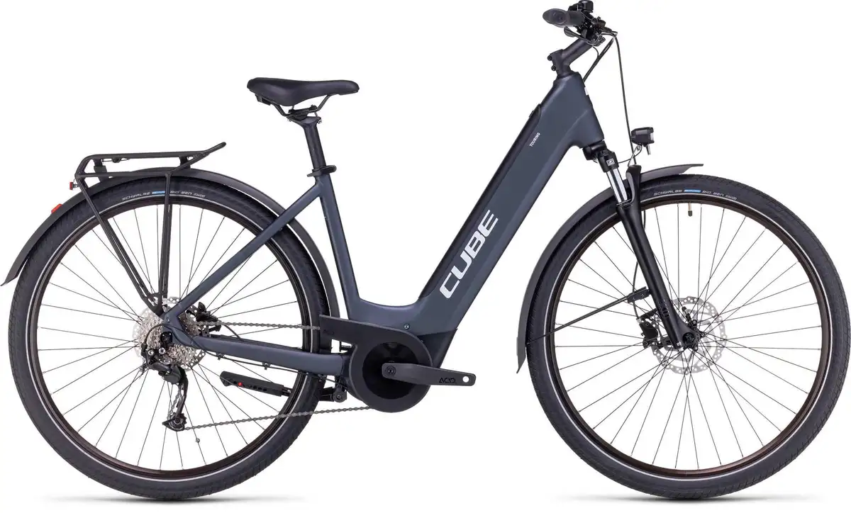 Cube TOURING HYBRID ONE 625 GREY/WHITE - Afbeelding 1