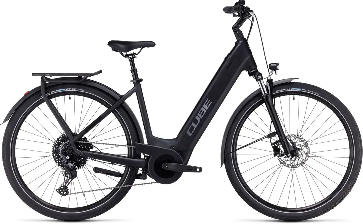 Cube TOURING HYBRID PRO 625 BLACK/METAL - Afbeelding 1