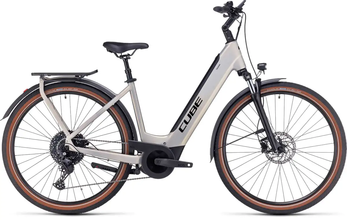 Cube TOURING HYBRID PRO 625 PEARLYSILVER - Afbeelding 1