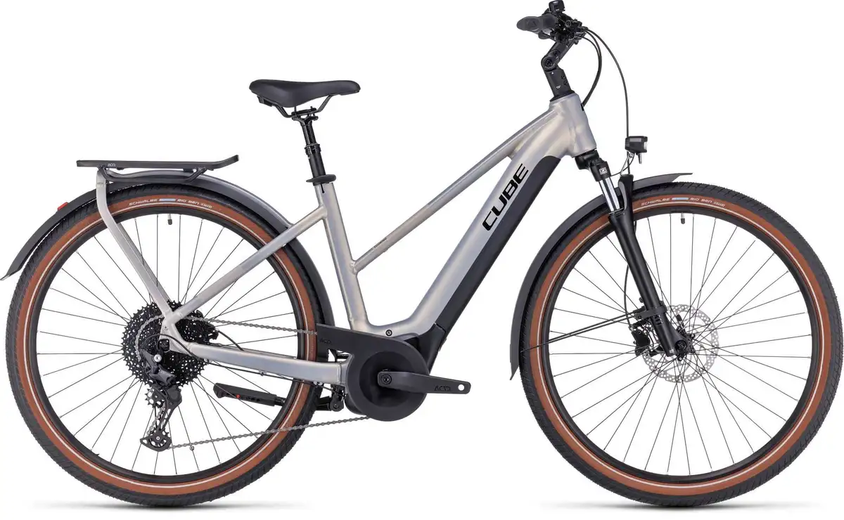 Cube TOURING HYBRID PRO 625 PEARLYSILVER - Afbeelding 1
