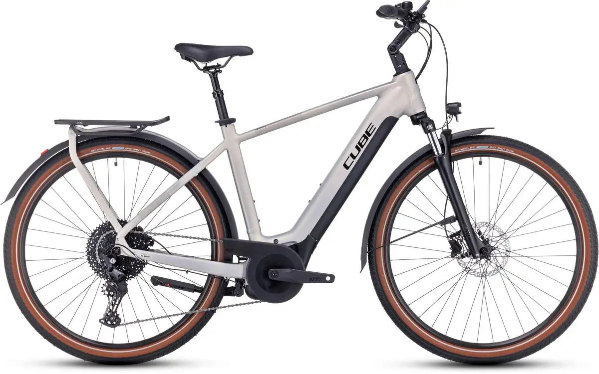 Cube TOURING HYBRID PRO 625 PEARLYSILVER - Afbeelding 1