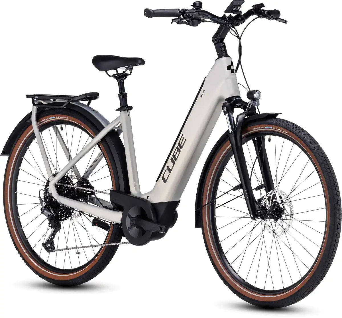 Cube TOURING HYBRID PRO 625 PEARLYSILVER/BLACK - Afbeelding 7