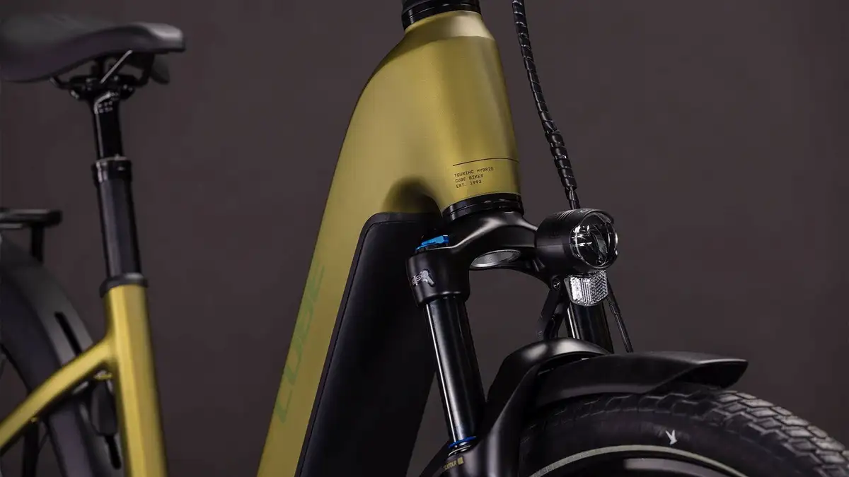 Cube TOURING HYBRID PRO 800 GOLDENLIME/BLACK - Afbeelding 6