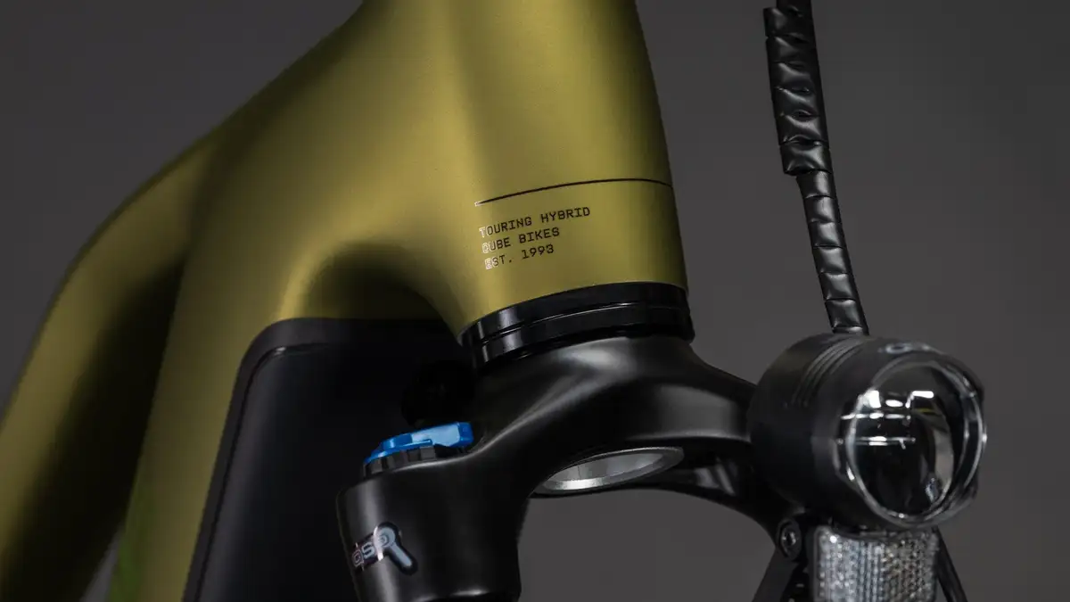 Cube TOURING HYBRID PRO 800 GOLDENLIME/BLACK - Afbeelding 7