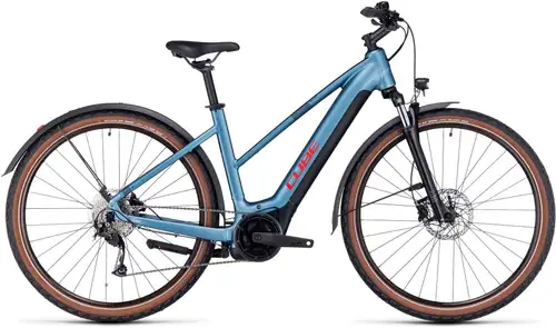 Cube NURIDE HYBRID PERFORMANCE 625 ALLROAD METALBLUE/RED