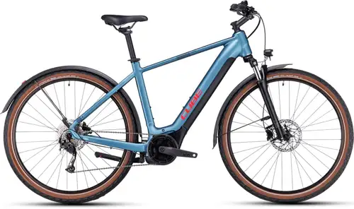 Cube NURIDE HYBRID PERFORMANCE 625 ALLROAD METALBLUE/RED