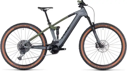 Cube STEREO HYBRID 120 TM 750 FLASHGREY/OLIVE