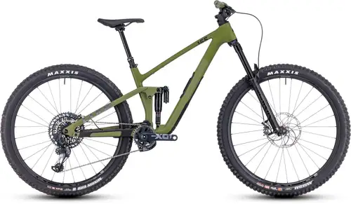 Cube STEREO ONE55 C:62 TM 29 OLIVE/CHROME