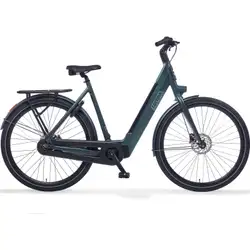 Cortina Cortina E-Nite, accu 500Wh, dark green metallic matt, Dames, D50 voor lengte: 165 - 170cm