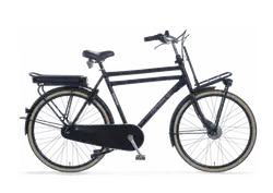 Cortina Cortina E-U4 FM, accu 418Wh, jet black matt, Dames, D57 voor lengte: 180 - 185cm