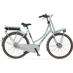 Cortina Cortina E-U4 MM, accu 300Wh, smooth grey matt, Dames, D50 voor lengte: 165 - 170cm
