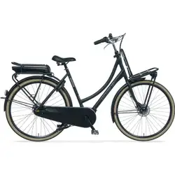 Cortina Cortina E-U4 MM, accu 500Wh, jet black matt, Dames, D50 voor lengte: 165 - 170cm